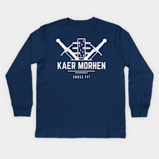 Kaer Morhen Cross Fit II- Fantasy Kids Long Sleeve T-Shirt